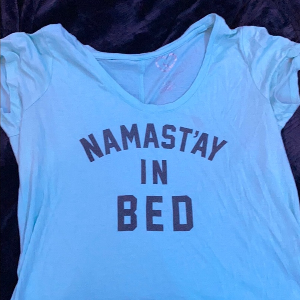 black and blue shirt